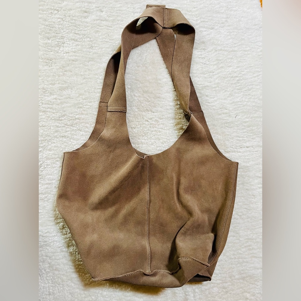 mia suede leather bag